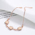 Opal Crystal Gemstone Bracelet for Women - Rose Gold Chain with Zircon Diamonds - Cute Girlfriend Gift - Minihomy