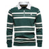 Men's Casual Polo Collar Striped Short-sleeved T-shirt - Minihomy