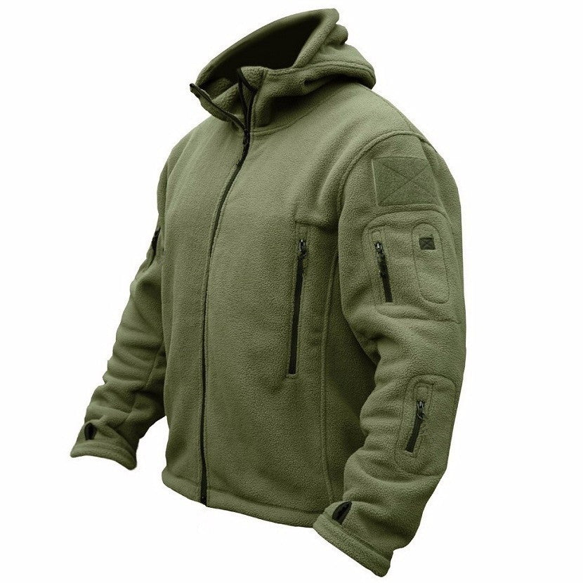 Men's Outdoor Keep Warm Liner Fleece Sweater Cold-proof Shell Jacket - Minihomy