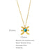 Necklace Stainless Steel Zircon Ornament: Adorn Yourself with Celestial Elegance - Minihomy