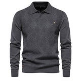 Men's Slim Lapel Knitted Sweater - Minihomy