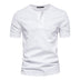 Men's Solid Color Slim Round Neck Short Sleeve T-shirt - Minihomy