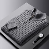 Eight Loose Men's Casual Sweater Coat - Minihomy