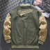 Men's Suede Baseball Jacket - Vintage Letter Embroidery Patchwork Coat for Men - Minihomy