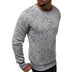 Men's Pullover - All Match Simple Long Sleeve Sweater - Minihomy