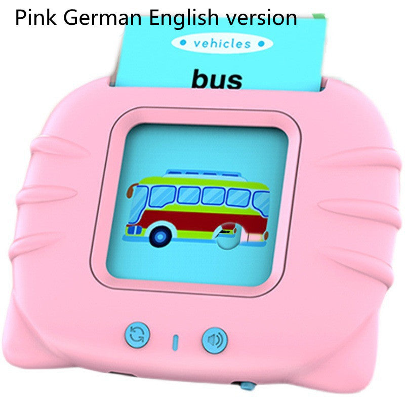 Early Learning English Machine for Kids: Educational Card Toys - Minihomy