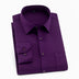 Men's Solid Color Square Collar Long-sleeved Shirt - Minihomy