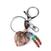 Love Natural Stone Crystal Keychain - Minihomy