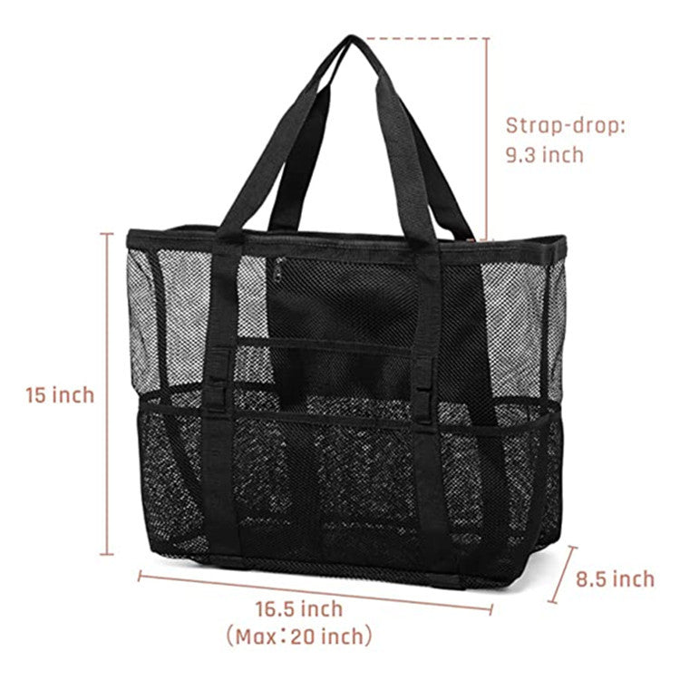 Large-capacity Mesh Portable Beach Bag - Minihomy