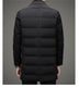 Men's Scarf Collar Cold-proof Down Jacket Coat Mid-length - Minihomy