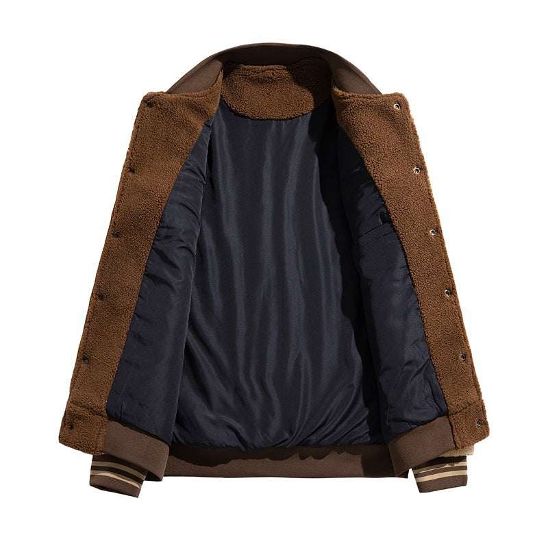 Cashmere Warm Cold-resistant And Handsome Youth Casual Jacket - Minihomy