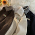 Men's Fleece-lined Thick Corduroy Polo Collar Sweater - Minihomy