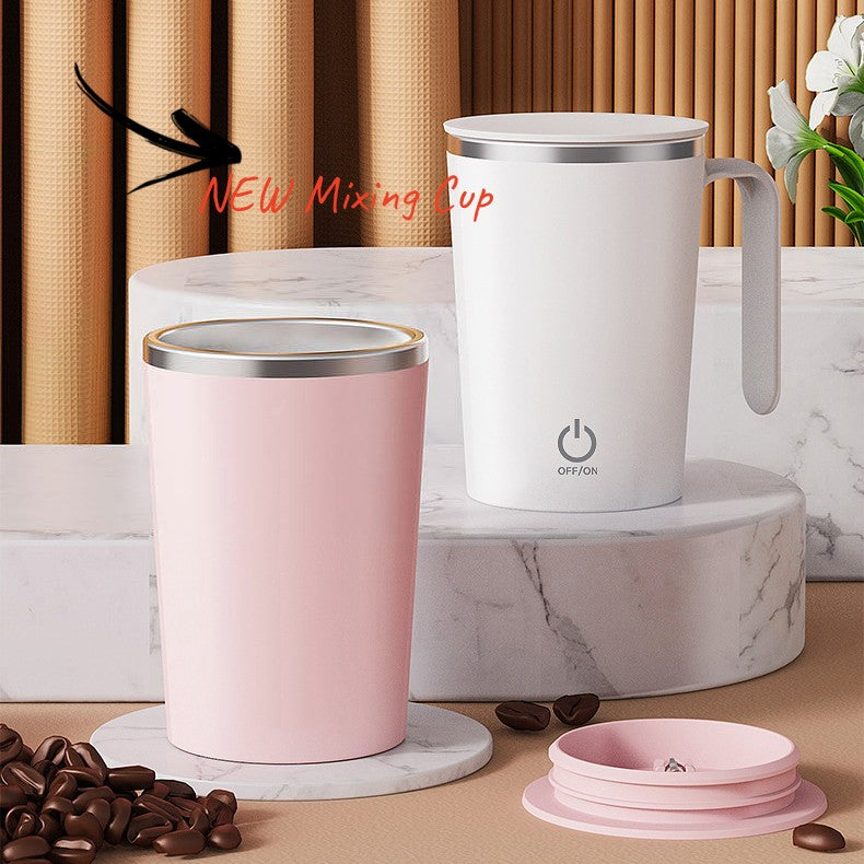 Electric Mixing Cup - Automatic Stirring Coffee Mug with Lazy Rotating Design - Minihomy