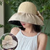 Large Brim Sun Hat with Bow - UV Protection, Summer Fisherman Hat for Women - Minihomy