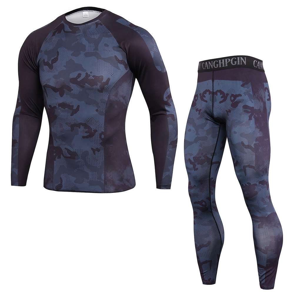 Men's PRO Tight Fitness Sports Training Suit Stretch - Minihomy