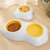 Cute Egg-Shaped Pet Bowl - Double Bowl Feeder for Dogs & Cats, Elevated Water & Food Bowl - Minihomy