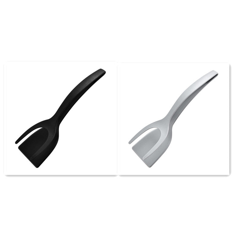 2-in-1 Grip and Flip Tongs Egg Spatula - Multi-Purpose Kitchen Tool - Minihomy