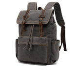 Men's Backpack Vintage Outdoor Travel Canvas Bag - Minihomy