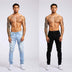 Men's Casual Slim Fit High Waist Jeans - Minihomy