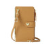 Mobile Phone Bags With Transparent Touch Screen Love Buckle Long Wallet Women Multifunctional Crossbody Shoulder Bag - Minihomy