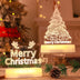 Christmas Decoration 3D Lamp Acrylic LED Night Lights - Minihomy