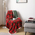 Lambswool Plaid Plain Cover Blanket Nap Blanket - Minihomy