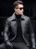 Male Short Chic Motorcycle Jacket - Thickened Coat - Minihomy