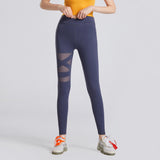 Gym Leggings Cross High Waist Yoga Pants - Minihomy