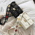 Crossbody Wide Shoulder Strap Fashionable Small Square Bag - Minihomy