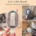 4-in-1 Sticky Cat Grooming Brush with Water Tank and Double-Sided Hair Removal - Minihomy