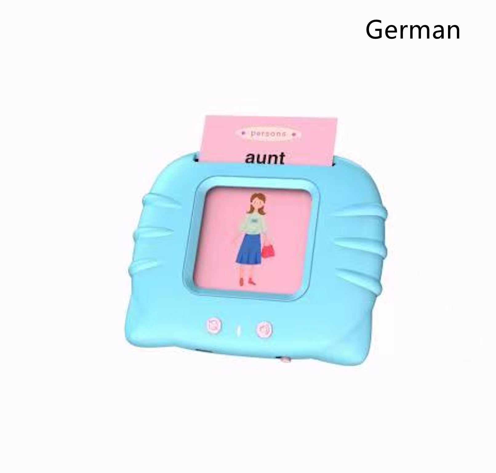 Early Learning English Machine for Kids: Educational Card Toys - Minihomy