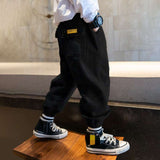 Boys' Middle And Older Children's Footwear Overalls Trousers - Minihomy