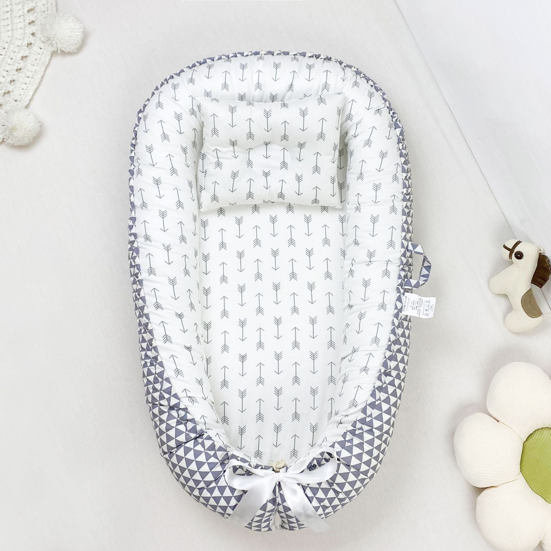 Pure Cotton Baby Nest Bed Portable Newborn Baby Bed