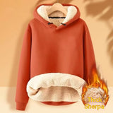 Men's Fleece Hoodie Winter Lined Padded Warm Keeping Loose Hooded Sweater - Minihomy