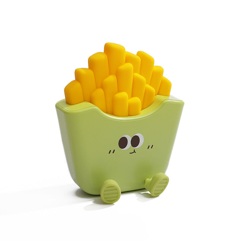 Cute French Fries Night Light - Rechargeable LED Lamp for Home Decor - Minihomy