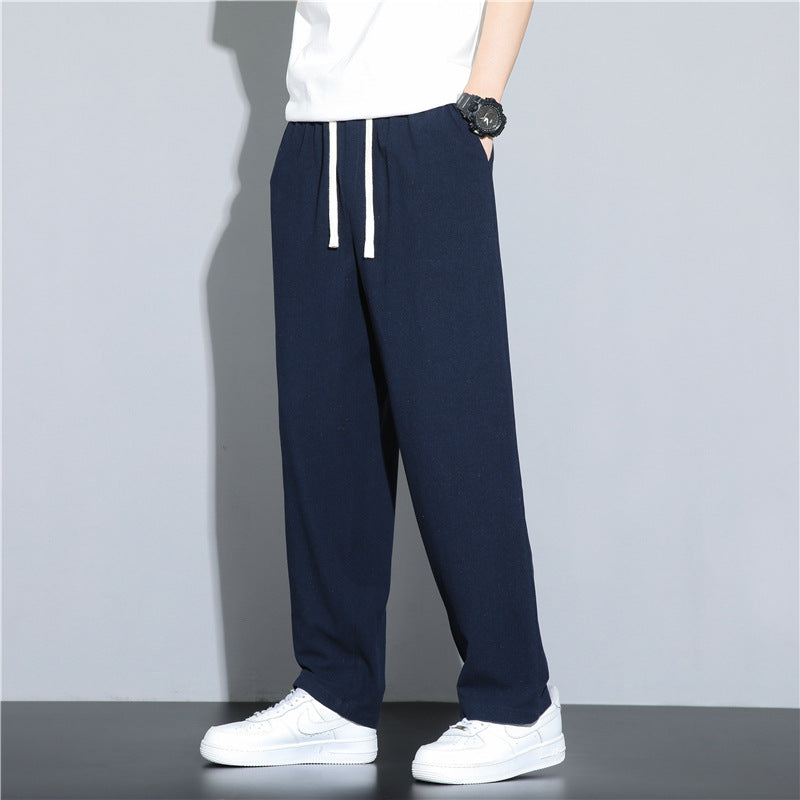 Men's Linen Casual Pants - Minihomy