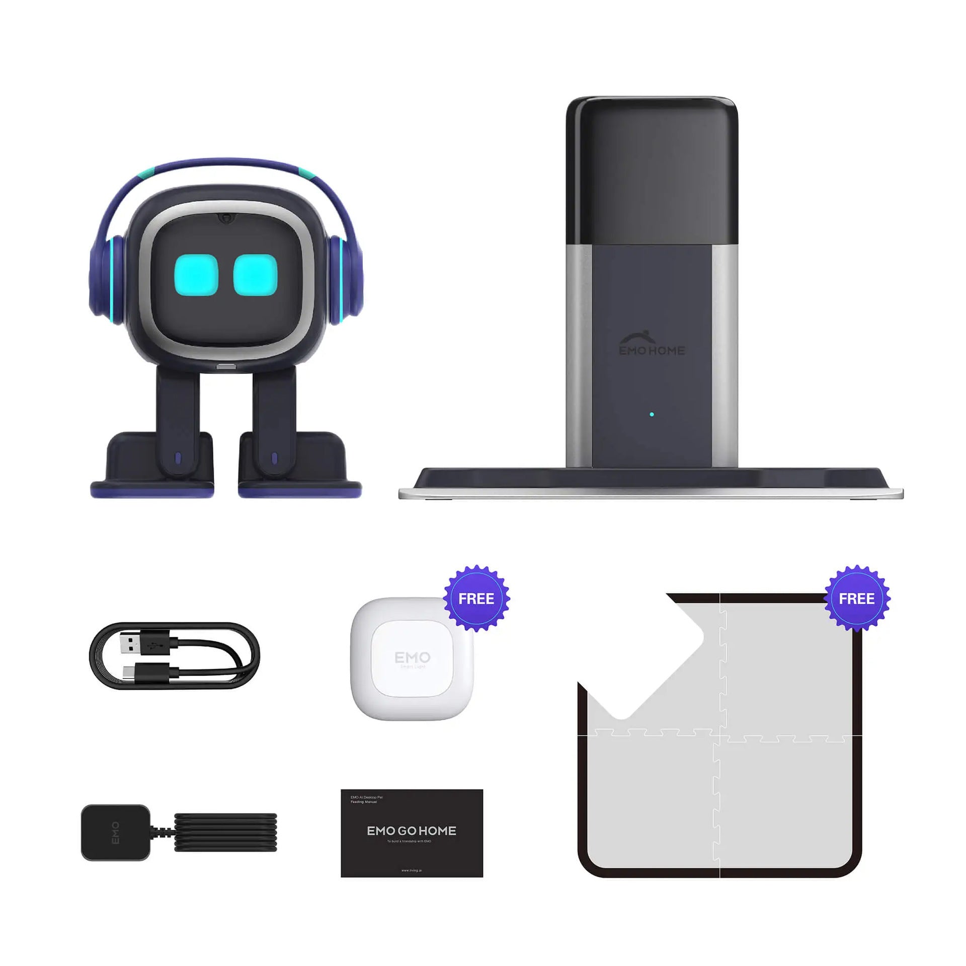 Interactive AI Robot Toy with Voice Recognition & Emotions - Intelligent Companion for Kids - Minihomy