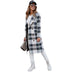 European And American Plaid Woolen Coat - Minihomy