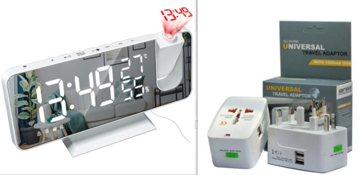 Multifunctional Radio Projection Alarm Clock - Minihomy