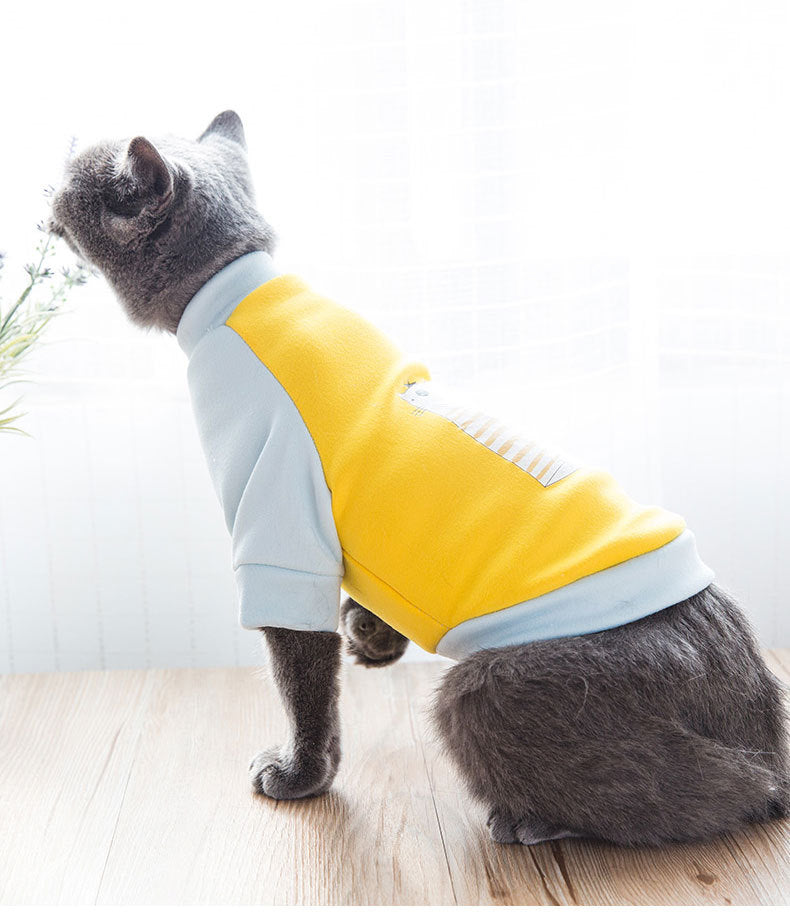 Cute funny spring autumn cat clothes - Minihomy