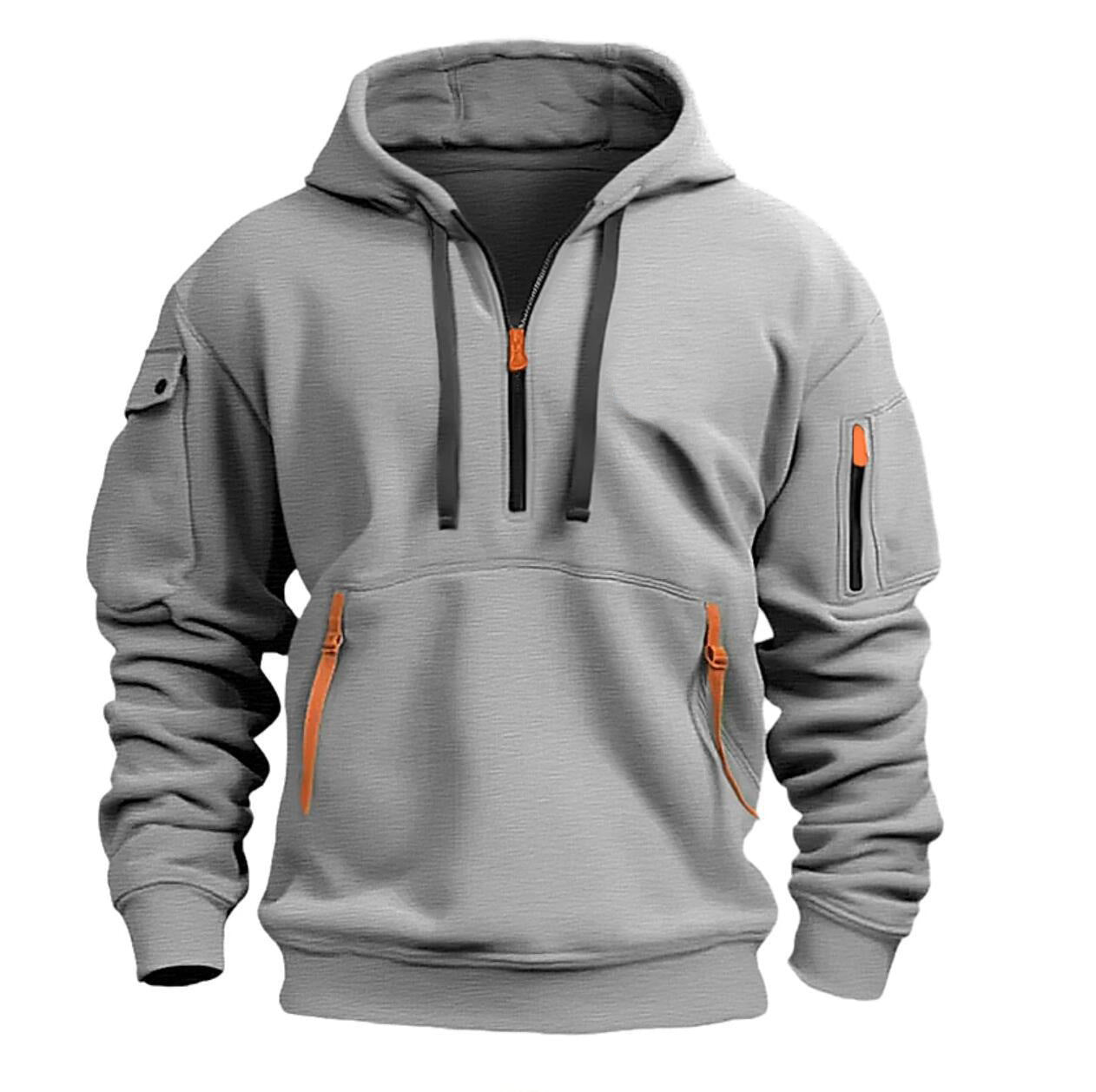 Dropped Shoulder Hooded Sweatshirt Men's Women's Plus Size Loose Pullover Fashion Sweatshirt