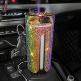 Luxury Diamond Car Humidifier: LED Light, Air Purifier, Aromatherapy Diffuser, Car Accessories - Minihomy