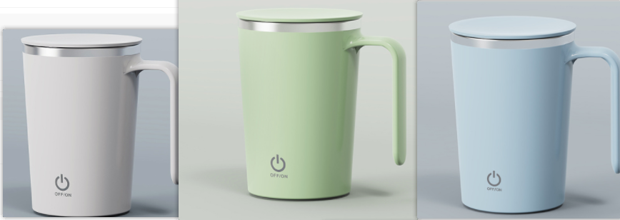 Electric Mixing Cup - Automatic Stirring Coffee Mug with Lazy Rotating Design - Minihomy