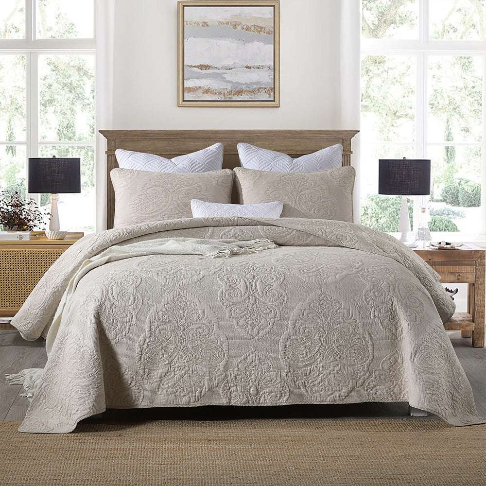 Bed Cover Three-piece Quilted Sheets - Minihomy