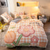 Four-piece Bedding With Velvet Sheets To Keep Warm Milk Velvet - Minihomy