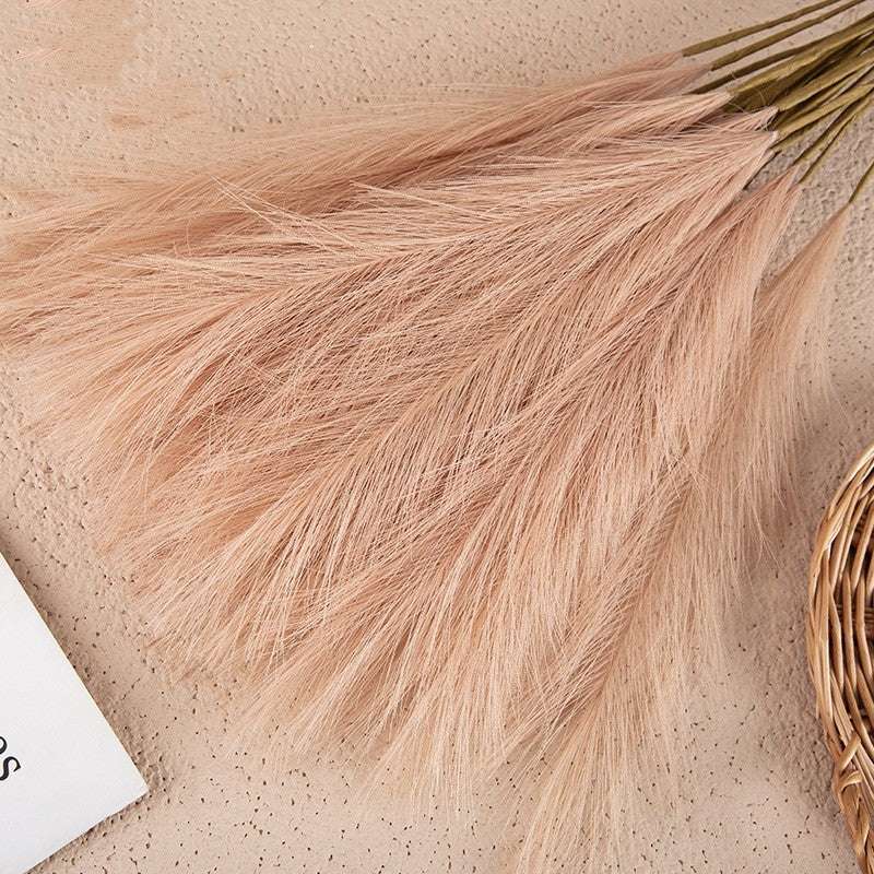 Mini Pampas Grass: Faux Flower Home Decor