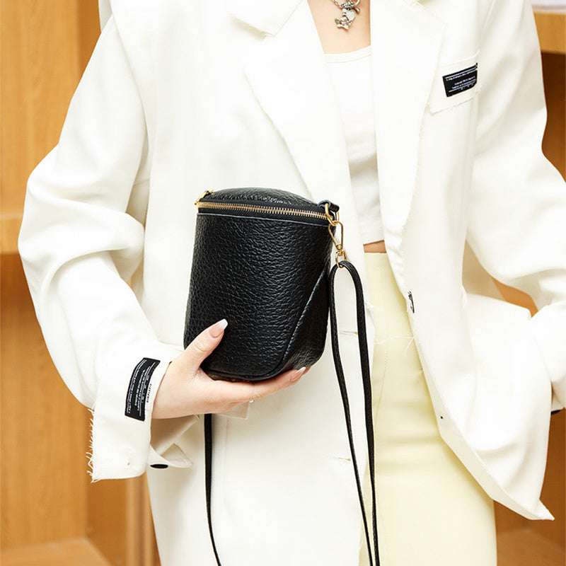 High-quality Leather Mobile Phone Bag Korean Style Shell Bags For Women Fashion Small Shoulder Crossbody Bag - Minihomy