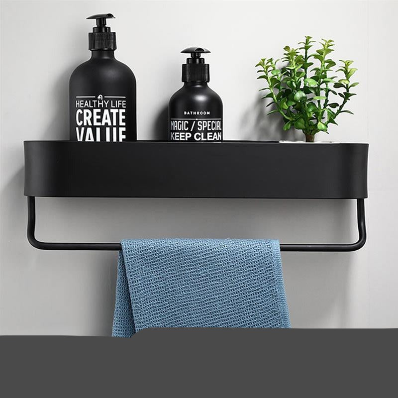 Hanging Bath Towel Rack Towel Bar Storage Paper Towel - Minihomy