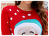 Autumn And Winter Letter Embroidery Christmas Red Sweaters Long Sleeve - Minihomy