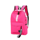 Canvas Large Capacity Fashion Letter Backpack - Minihomy